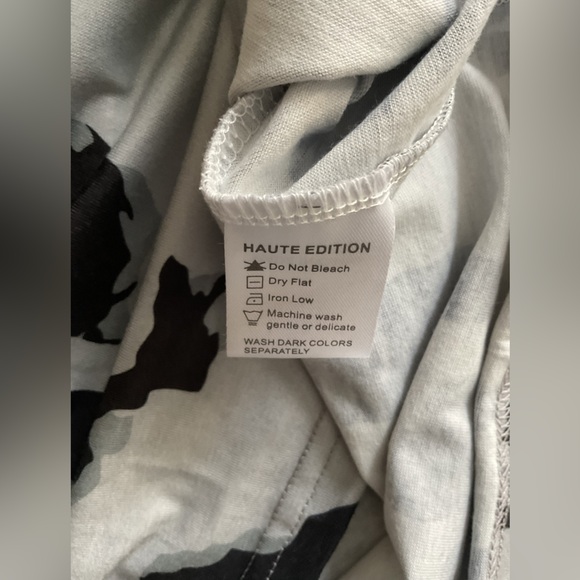 NWT Haute Edition Women’s Cotton blend Elegant Animal Print Long Sleeve Top.XXXL - Picture 5 of 9